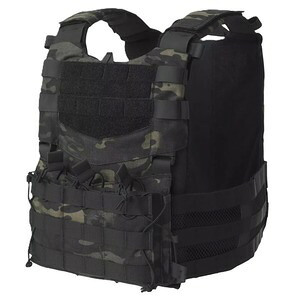 HELIKON-TEX プレートキャリア Guardian Military Set コーデュラナイロン製 KK-GMS-CD [ マルチカムブラック / Mサイズ ] ヘリコンテックス Cordura モジュラータクティカルベスト プレキャリ プレートキャリアー Plate Carrier ソフトアーマー ロードベアリング LBV