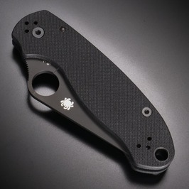 Spyderco折りたたみナイフPara3G-10ブラックCPM-S30Vスパイダルコフォールディングナイフ折り畳みナイフコンプレッションロックパラ3