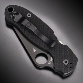 Spyderco折りたたみナイフPara3G-10ブラックCPM-S30Vスパイダルコフォールディングナイフ折り畳みナイフコンプレッションロックパラ3