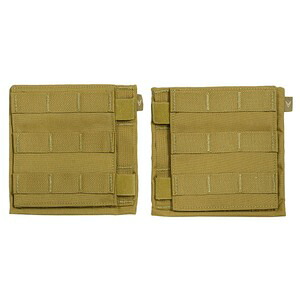 VELOCITY SYSTEMS サイドプレートポケット SCARAB LT/LEプレートキャリア用 [ コヨーテブラウン ] ヴェロシティシステムズ ベロシティ Quarter Flaps スカラベ LE装備 サバゲー装備 警察 プレートキャリア用パーツ クォーターフラップ プレキャリパーツ プレートキャリアー