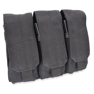 CONDOR ライフルマガジンポーチ M4/AR15 トリプル 前後2連 MA58 [ ブラック ] コンドルアウトドア M4マガジンポーチ Ｍ16マガジンポーチ 弾倉 サバゲー装備 マグポーチ ライフルマグポーチ サバゲーポーチ ライフルマガジンケース ライフルマグケース