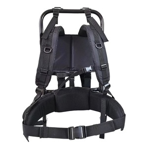 バッグパックフレーム 折りたたみ式 軽銀アロイ 耐荷重60kg [ 黒いこと ] 馬鹿でかい 大きな 特大 ビッグ大きさ 大型 うしろ側御徒面子 うしろ側うしろ側 背嚢 ナップサック デイバッグ ナップサック 山登り用背嚢 タクティカル