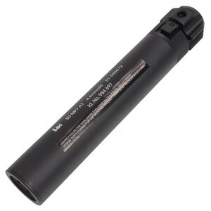 UMAREX/VFC QDサプレッサー H&K MP7A1対応 ブラック ウマレックス 正規ライセンス品 サイレンサー クイックデタッチ ガスブローバック 電動ガン エアガン アタッチメント 消音器 エアガンパーツ カスタムパーツ サプレッサー サウンドサプレッサー マズルサプレッサー