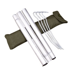 楽天市場】ドイツ軍放出品 テント用ポール&ペグセット 収納袋付き