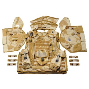 イギリス軍放出品 ボディアーマーセット Osprey オスプレイ MK2 デザートDPMカモ ポーチ付き [ 190/120 / 良い ] osprey 英軍 マーク2 エムケー2 デザートDPM迷彩 プレートキャリア プレキャリ プレートキャリアー 防弾プレートキャリア ミリタリーサープラス Plate