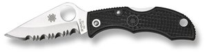 SPYDERCO 折りたたみナイフ Ladybug 3 波刃 VG-10鋼 ブラック LBKS3 スパイダルコ 折り畳み レディバグ3 ソルト 折り畳みナイフ フォールディングナイフ 折り畳み式ナイフ 折りたたみ式ナイフ フォルダー 折畳ナイフ 折畳みナイフ 折畳式ナイフ 折込ナイフ 折込みナイフ