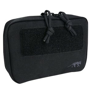 Tasmanian Tiger アドミンポーチ ID/メモリーカードホルダー マップポーチ [ ブラック ] タスマニアンタイガー TT ADMIN POUCH 拡張ポーチ マップケース ペンホルダー 地図用 メモ帳用 管理ポーチ SDカードホルダーコンパクト アウトドア キャンプ サバゲー
