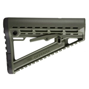 IMI DEFENSE バットストック Delta デルタ AR15/M4/M16対応 IMI-ZS103 [ オリーブドラブ ] IMIディフェンス リトラクタブルストック AR-15 樹脂製ストック 樹脂製銃床 樹脂ストック ライフルストック 銃床 ガンストック プラスチック 強化樹脂製