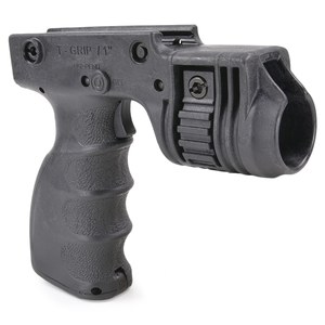FAB Defense ライトホルダー&フォアグリップ T-GRIP トリガースイッチ機能付 [ ブラック ] バーティカルグリップ ガングリップ トイガンパーツ サバゲー用品 ライフルグリップ 自動小銃グリップ 銃把 握把 フロントグリップ ハンドグリップ AFG 前方グリップ 前部グリップ｜アウトドア＆輸入雑貨 レプマート
