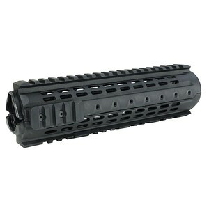 IMI DEFENSE ハンドガード MRS モジュラーレール M4/M16/AR-15用 ポリマー製 [ ミッドレングス / ブラック ] IMIディフェンス Modular Rail System モジュラーハンドガード クワッドレール 樹脂製 ライフルレングス カービンレングス フォアハンド フォアグリップ 先台｜アウトドア＆輸入雑貨 レプマート