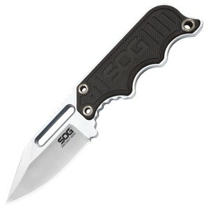 SOG アウトドア九寸五分 Instinct Mini 据えつける刃 G10手持ち部分 NB1002-CP ソグ 切り手 キャンプナイフ 渓流九寸五分 小型 のど首チェーン店 魚釣り 持ちはこぶ カクテルドレス付き添い人 室外 難民キャンプ