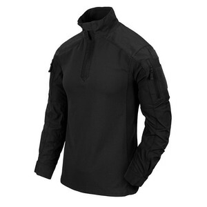 HELIKON-TEX コンバットシャツ MCDU 戦闘服 NYCO リップストップ BL-MCD-NR [ ブラック / レギュラー/Mサイズ ] ヘリコンテックス コンシャツ ミリタリーウェア バトルシャツ コンバットウェア BDU combat shirt BDUシャツ ACUシャツ 戦闘服シャツ ミリタリーシャツ