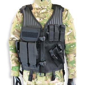 BLACKHAWK タクティカルベスト MOLLE対応 オメガエリート ホルスター付属 [ ブラック / 右利き ] クロスドロー 30EV26BK | BHI アサルトベスト ミリタリーグッズ ミリタリー用品 サバゲー装備 戦闘用ベスト 戦闘ベスト ミリタリーベスト アーマーベスト