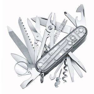 VICTORINOX アーミーナイフ スイスチャンプ 33機能 [ シルバーテック ] Victorinox ビクトリノクス Swiss Champ ツールナイフ マルチツール 十徳ナイフ キャンピングナイフ 万能ナイフ ステンレス ABS樹脂 軍用ナイフ 万能ツール 十得ナイフ サバイバルツール 緊急用ナイフ｜アウトドア＆輸入雑貨 レプマート