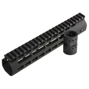 MADBULL ハンドガード NSR Keymod フリーフローティング [ ブラック / 9インチ ] マッドブル ノベスキー キーモッド フォアハンド フォアグリップ 先台 フォアエンド 前床 フォアアーム アングルグリップ レイルハンドガード ハンドレイル ピカティニーレール