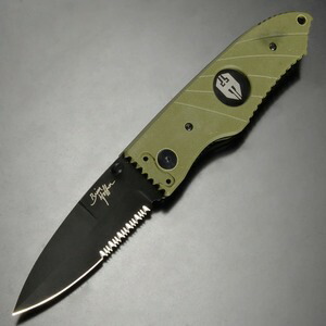 Hoffner Knives 折りたたみナイフ Snap 日本製V-10ステンレス ATA01 [ ブラック&グリーン ] ホフナーナイフ Linerlock スナップ ライナーロック式 折り畳みナイフ 折り畳み式ナイフ 折りたたみ式ナイフ フォルダー 板ばねロック フォールディングナイフ 折畳ナイフ