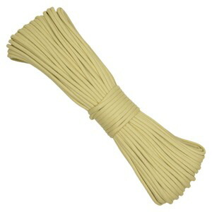 ATWOOD ROPE パラコード 100％アラミド衣料繊維 黄色 30m 難燃吊りひも 紐 索条 落下傘吊りひも アラミドコード 黄味がかった アラミドロープ アラミド紐 アラミド糸 550吊りひも ナイロン吊りひも 吊りひも ケブラーコード ケブラーロープ ケブラー紐 ケブラー糸 耐摩耗吊りひも