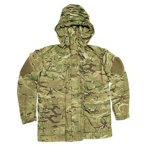 イギリス軍放出品 マウンテンパーカー 裏地メッシュあり MTPカモ 防風 防寒 スモック [ 170/88 / 可 ] ジャケット コンバットジャケット 迷彩 British army 英国軍 軍物 軍払い下げ品 ミリタリー アウトドア サバゲー BDUジャケット 戦闘用ジャケット 戦闘服 軍服