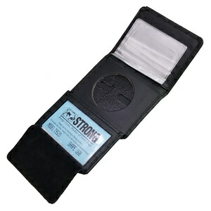 楽天市場】ボストンレザー バッジホルダー 丸型 ネックチェーン付