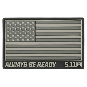 楽天市場】5.11タクティカル THIN BLUE LINE パッチ ALWAYS BE READY