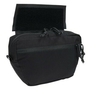 DIRECT ACTION アンダーポーチ LIGHT ドロップダウンポーチ PO-UPLT-CD5 [ ブラック ] ダイレクトアクション Underpouch ライト スピットファイア マーク2用 プレートキャリア用パーツ プレキャリパーツ プレートキャリアー 部品 拡張ポーチ ユーティリティポーチ