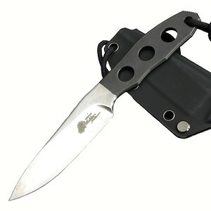 Makkari knives スケルトンナイフ 間狩純平作 ラプトルドロップ 樹脂製シース付き [ ミラーブレード / 黒 ] マッカリーナイフ パラコード付き アウトドアナイフ ハンターナイフ ハンターズナイフ ハンティング用ナイフ 狩猟ナイフ 狩猟用ナイフ ジビエナイフ｜アウトドア＆輸入雑貨 レプマート