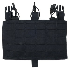 SHELLBACK TACTICAL マグポーチプラカード Triple Kangaroo レーザーカット SBT-7120 [ ブラック ] シェルバック プラカード マガジンポーチ トリプルマガジン ベルクロマガジン プレートキャリア用パーツ プレキャリパーツ プレートキャリアー 部品 ライフルマグポーチ