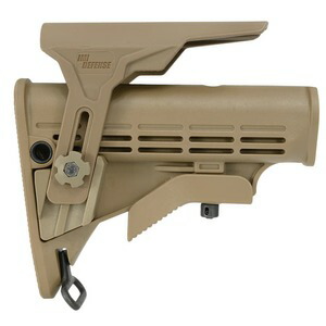 IMI DEFENSE バットストック AR-15/M4用 チークレスト付き QDスリングスイベル対応 IMI-ZS200 [ デザートタン ] IMIディフェンス リトラクタブルストック AR15 M4A1 チークライザー チークレスト 樹脂製ストック 樹脂製銃床 樹脂ストック ライフルストック 銃床｜アウトドア＆輸入雑貨 レプマート