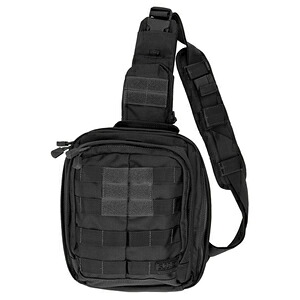 5.11 Tactical スリングバッグ 56963 バックパック RUSH MOAB-6 [ ブラック ] 5.11Tactical ダッフルバック ミリタリー かばん カジュアルバッグ カバン 鞄 帆布 ワンショルダー ショルダーバッグ 斜め掛けバッグ ワンショルダーバッグ クロスボディバッグ ボディバッグ｜アウトドア＆輸入雑貨 レプマート