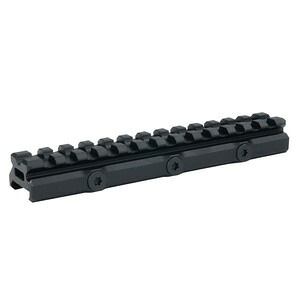 LEAPERS UTG ライザーマウント 13スロット 軽量 アルミ製 スーパースリム [ 0.5インチ ] リーパーズ SuperSlim Picatinny Riser Mount 13Slots トップレイル トップレール 20mmレール 20mmレイル ピカティニーレール ピカティニーレイル ウィーバーレール ウィーバーレイル