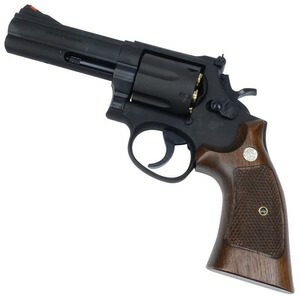Marushin 発火式モデルガン S&W M586 4インチ 完成品 ブラックHW 木製グリップ 112407 マルシン Smith&Wesson スミス&ウェッソン リボルバー 回転式けん銃 回転式拳銃 遊戯銃 模造銃