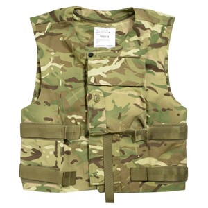 イギリス軍放出品 ボディアーマー 陸軍 ベルクロ式 MTP迷彩 [ 190/120 / 良い ] 英軍 GB Cover Combat Vest ミリタリー サバゲー 装備品 プレートキャリア プレキャリ プレートキャリアー 防弾プレートキャリア ミリタリーサープラス ミリタリーグッズ Plate Carrier