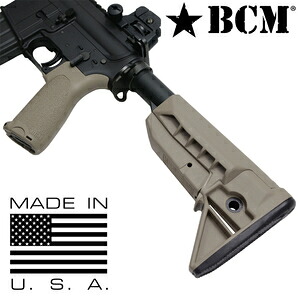 BCM ガンファイターストック GUNFIGHTER Mod.0 SOPMOD M4/AR15用 [ フラットダークアース ] 米国製 Bravo Company Manufacturing ブラボーカンパニーMFG アメリカ製 Made in USA ソップモッド Stock Assembly buttstock バットストック 電動ガン ガスガン サバゲー装備｜アウトドア＆輸入雑貨 レプマート