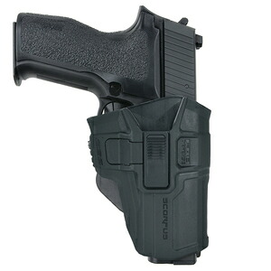 FAB Defense SCORPUS MXホルスターSIG P226/220 LV2スイベル [ ブラック ] FABディフェンス 実物 ヒップホルスター レベル2ホルスター 右用 SIGP226 FABDEFENSE CQCホルスター CQBホルスター 近接格闘 拳銃嚢 ベルトホルスター LV2以上 レベル2以上 CQC CQB 奪われにくい