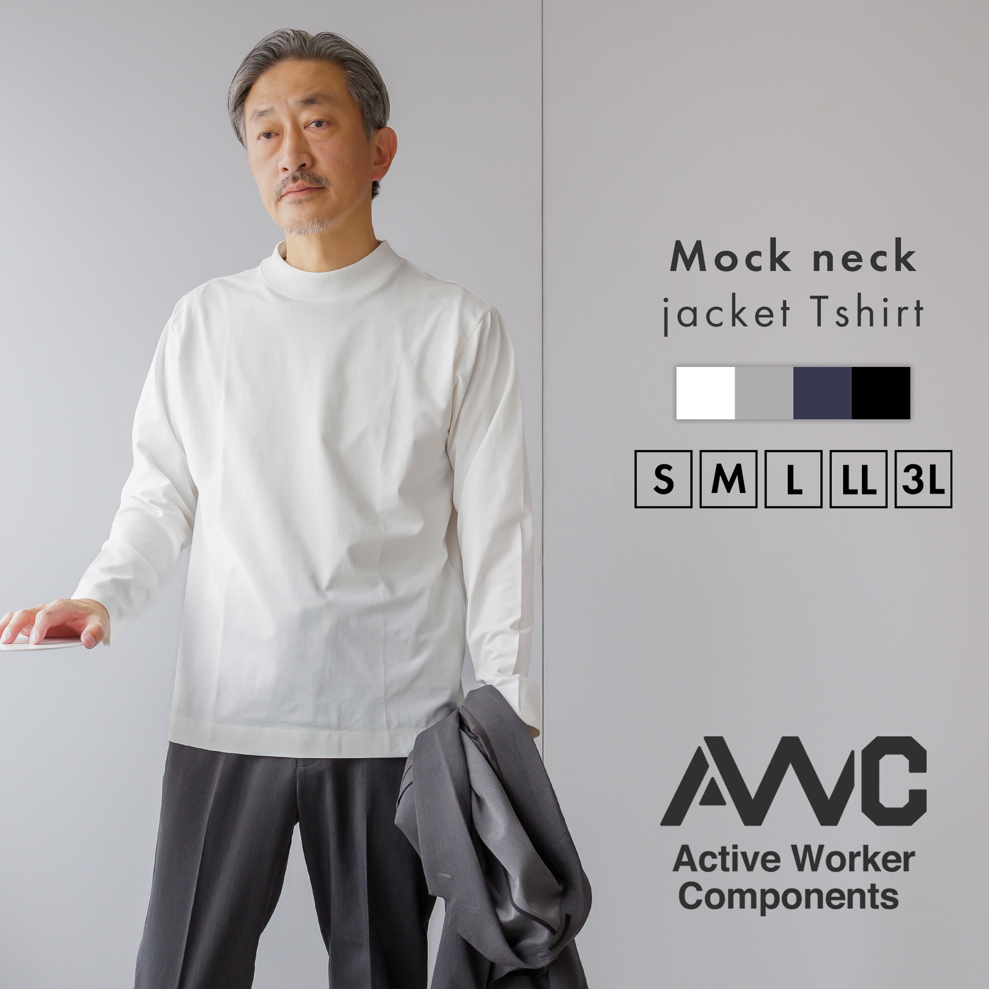 楽天市場】Tシャツ メンズ 長袖 ジャケットTシャツ ジャケT