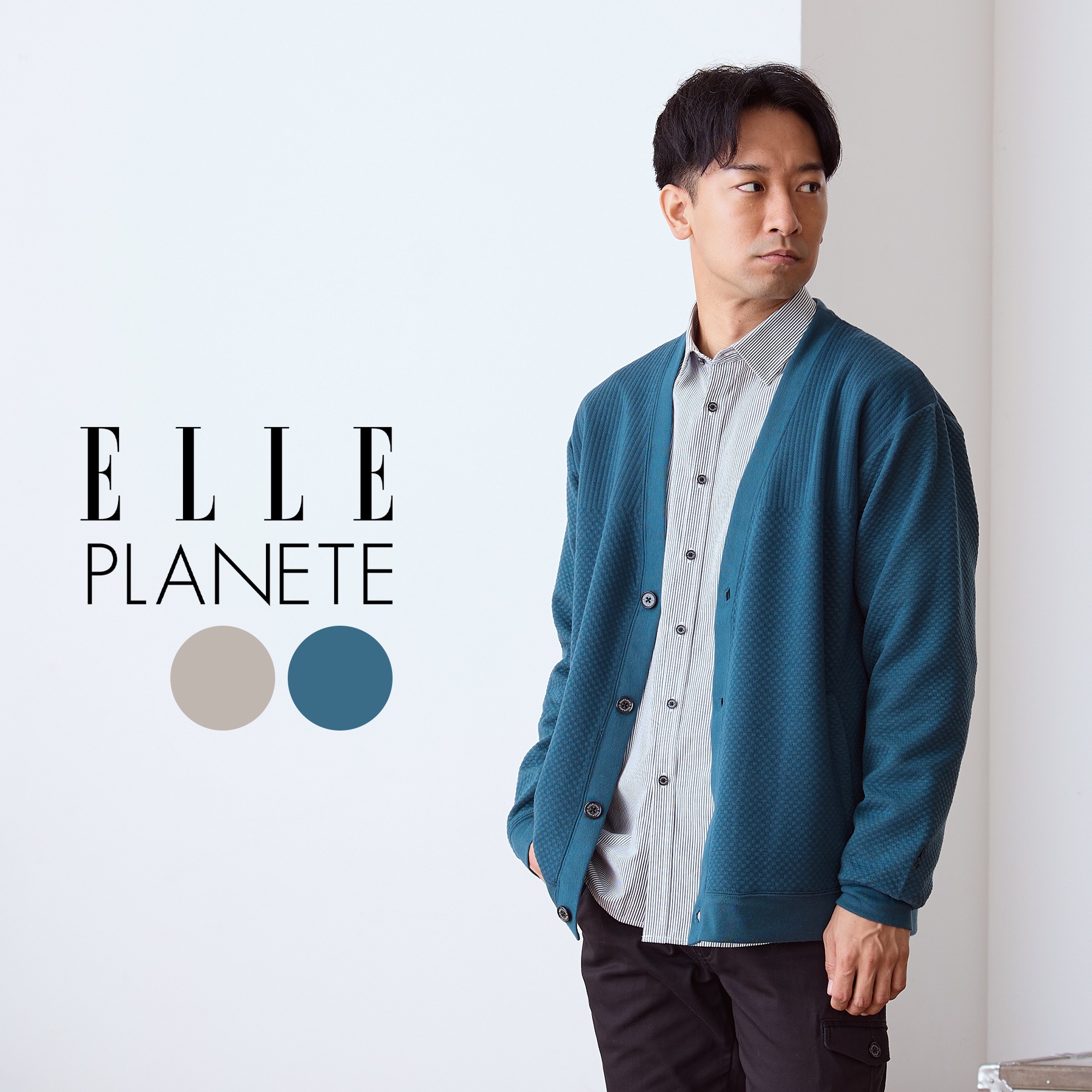リエルリシェ ジャケット 紺 ブルゾン