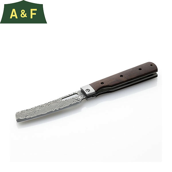A&F 折りたたみ包丁 A&Fバーベキューシェフ70層ダマスカス菜切り エイアンドエフ AF89002006000000