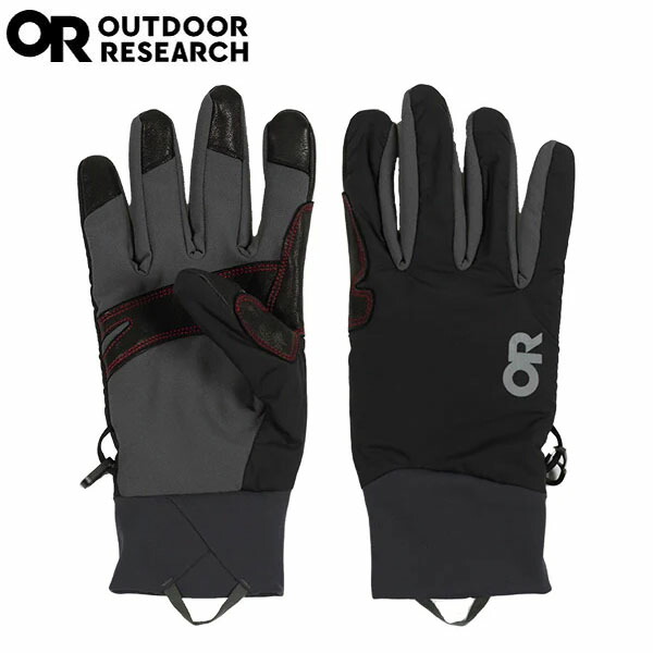 アウトドアリサーチ OUTDOOR RESEARCH メンズ レディース 手袋 グローブ デビエイターグローブ ブラック 防寒 タッチスクリーン対応 OR19845938001|Retailer リテイラー