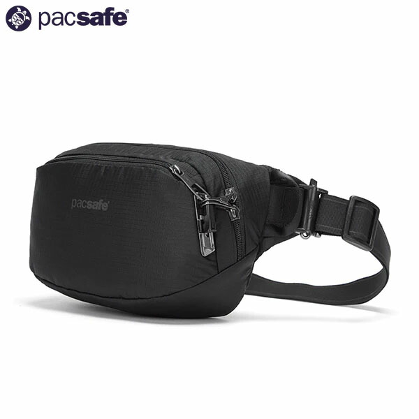pacsafe 防犯機能付きボディバッグ ブラック PacSafe 防犯用 スキミング防止 パックセーフ ショルダーバッグ