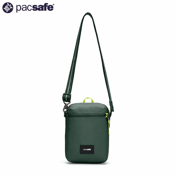 容器に並べるセーフ PacSafe クロスボディバッグ 曲がった掛け御徒面子 GO フェスティバルクロスボディ スプルースグリーン RFID スキミング押しとどめる 旅する 客旅 PAC12970363535000 ボディバッグ・ウエストポーチ-バッグ・小物・ブランド雑貨-男女兼用バッグ