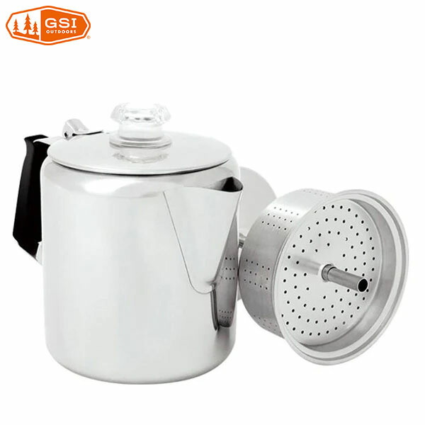 ジーエスアイ GSI 調理器具 コーヒー ステンレスパーコレーター 6CUP GSI11870006000006