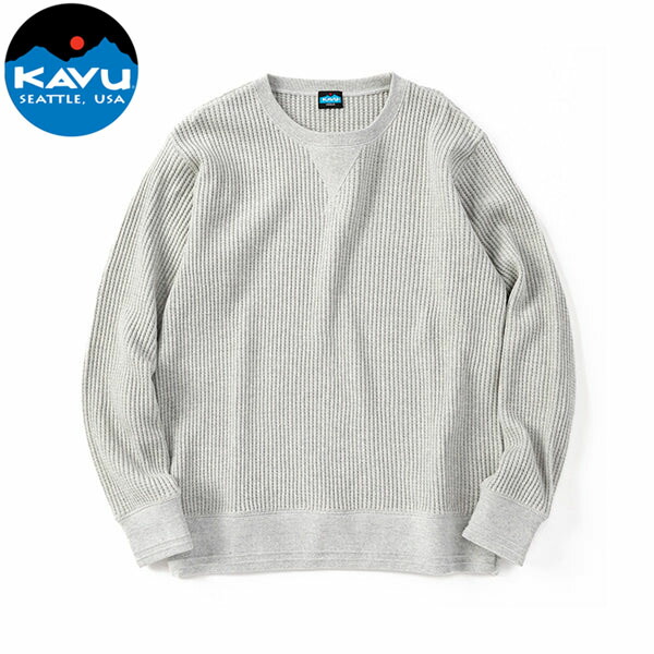 カブー KAVU  メンズ サーマルシャツ マービンズクルー 死灰 古典的 生あたたかい ヴィンテージ感 KAV19820127013