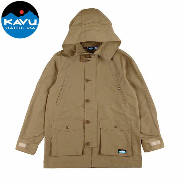 カブー KAVU メンズ アウター レイニアパーカ ベージュ 軽い 耐久性 コットン ナイロン KAV19821501037
