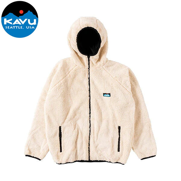 カブー KAVU メンズ フーディー ファージャケット ナチュラル リバーシブル 2WAY シンプル レイヤー アウトドア KAV19821708017