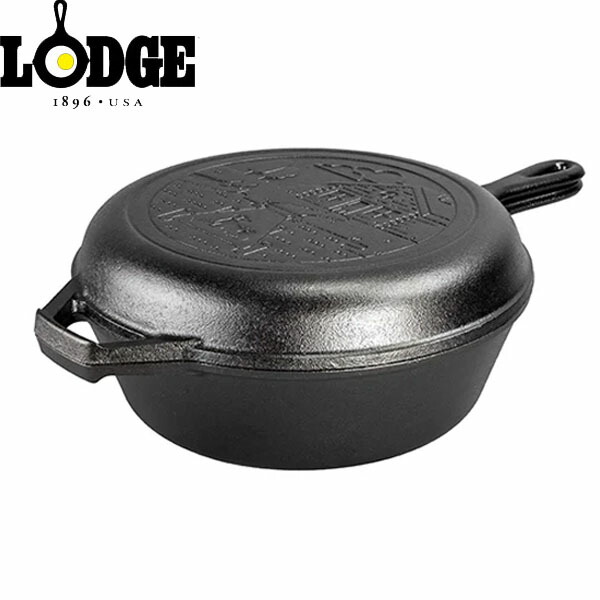 はたご屋 LODGE 深鍋 スキネットボール フライパン キャビンコンボクッカー LCCWND 黒いこと LDG19240290000000
