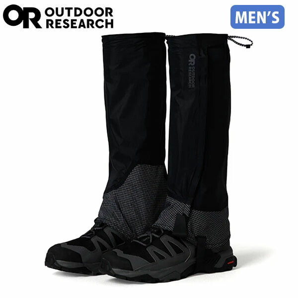 アウトドアリサーチ OUTDOOR RESEARCH Ms ヘリウム UL ゲイター ブラック メンズ ゲイター スパッツ 防水性 通気性 登山 トレッキング OR19846557001