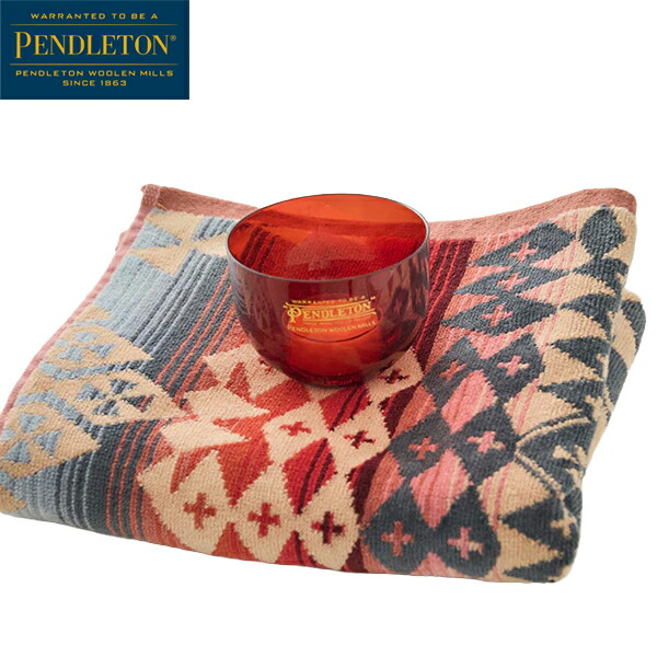 PENDLETON ペンドルトン 二階建てバス蝋燭 西洋手ぬぐい書き割り ヴィンテージロゴハーディングバーガンディーキャニオンランド PEN19370082019000