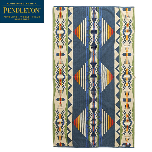 PENDLETON ペンドルトン ジャガードバスタオルオーバーサイズ XB233 細流側面 PEN19373185386000