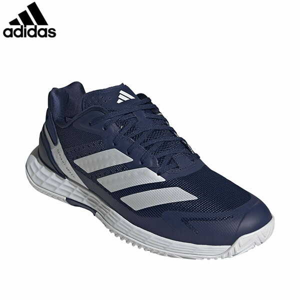 アディダス adidas メンズ 庭球シューズ デファイアント 素早さ 2 庭球 / Defiant Speed 2 Tennis うす暗い青み/絶無メタリック/フットウェアホワイト KI8419 オール厚地の外套 座布団 ADSKI8419