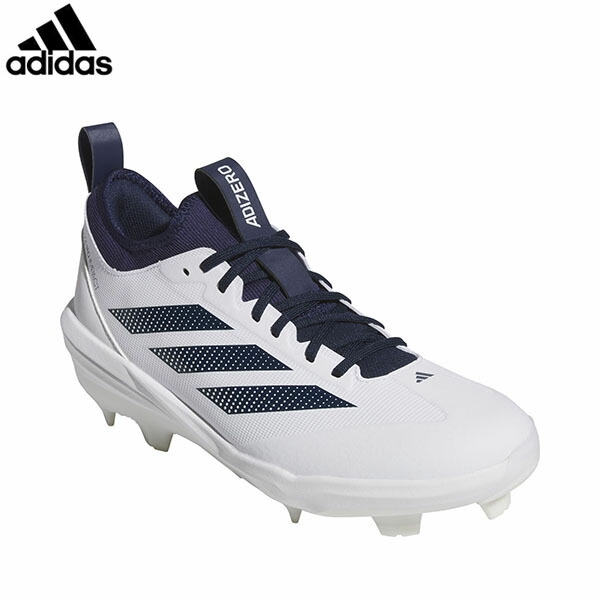 アディダス adidas メンズ 野球 ソフトボール ベースボールスパイク アディゼロ インパクト 2.0 TPU / Adizero Impact 2.0 TPU Cleats フットウェアホワイト/チームネイビーブルー/チームネイビーブルー ADSJH6739
